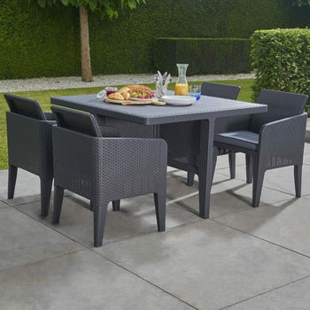 Keter Garden Furniture Keter Santiago 4 Seat Garden Furniture Set